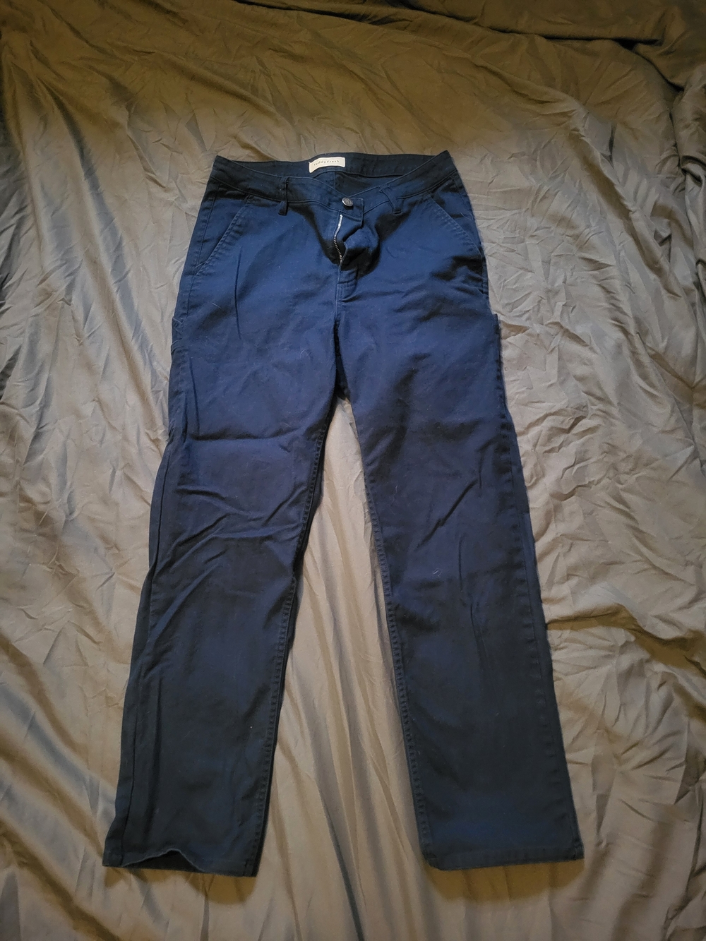 Teddy Fresh Dark Navy Straight Pants